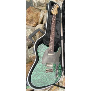 Luxxtone Guitars Choppa T - Lace Green Graphic