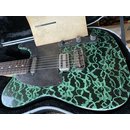 Luxxtone Guitars Choppa T - Lace Green Graphic