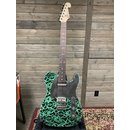 Luxxtone Guitars Choppa T - Lace Green Graphic