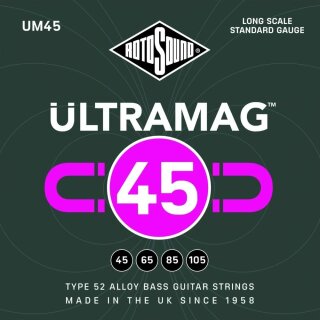 Rotosound UM45 Ultramag Bass Strings 45-105