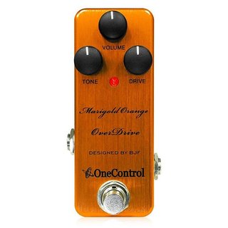 One Control Marigold Orange Overdrive BJF Series FX Guitar Effects Pedal