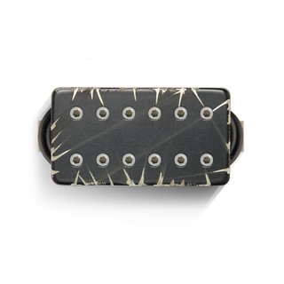Bare Knuckle Pickups -Aftermath Pickup Set Black Battleworn Nickel Bolts