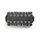 Bare Knuckle Pickups -Aftermath Pickup Set Black Battleworn Nickel Bolts