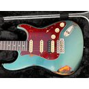 Luxxtone Guitars Choppa S - Lake Placid Blue over sunburst