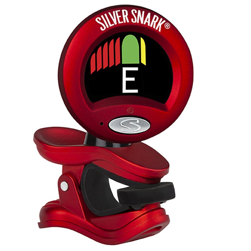 Snark RED SILVER All Instrument Tuner w. Mic, 19,00
