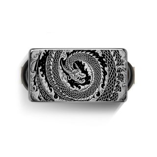 Bare Knuckle Pickups - Silo Humbucker Set covered Dragon Etching