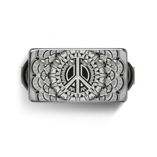 Bare Knuckle Pickups - Peacemaker Humbucker Set covered Etching