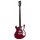 Danelectro 66BT Transparent Red Baritone Guitar