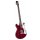 Danelectro 66BT Transparent Red Baritone Guitar