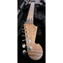 Luxxtone Guitars El Machete - Chevron Flame Maple Top Amber Burst E-Gitarre