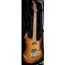 Luxxtone Guitars El Machete - Chevron Flame Maple Top Amber Burst E-Gitarre