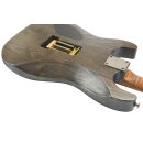 Luxxtone Guitars El Machete - Chevron Flame Maple Top Amber Burst E-Gitarre