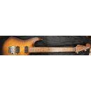 Luxxtone Guitars El Machete - Chevron Flame Maple Top Amber Burst E-Gitarre