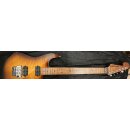 Luxxtone Guitars El Machete - Chevron Flame Maple Top Amber Burst