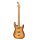 Luxxtone Guitars El Machete - Chevron Flame Maple Top Amber Burst E-Gitarre