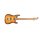 Luxxtone Guitars El Machete - Chevron Flame Maple Top Amber Burst E-Gitarre