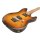 Luxxtone Guitars El Machete - Chevron Flame Maple Top Amber Burst E-Gitarre