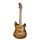 Luxxtone Guitars El Machete - Chevron Flame Maple Top Amber Burst