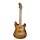 Luxxtone Guitars El Machete - Chevron Flame Maple Top Amber Burst